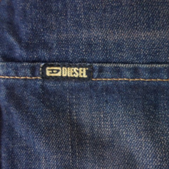 Diesel Hardware Denim Division Oversized Made in Italy 100% Cotton Size 32 Jeans - Picture 4 of 16